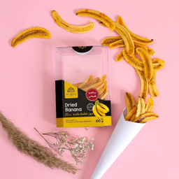 میوه‌ خشک زرنگاران طعم موز و نارگیل و آناناس و انبه وزن 400 گرم بسته 4 عددی