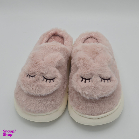 دمپایی حوله ای مدل خرگوشی کد 426 رنگ صورتی