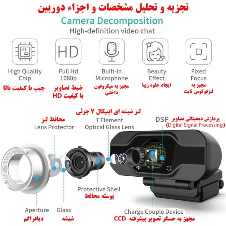 وب‌ کم اچ اکس اس جی مدل S50/720P