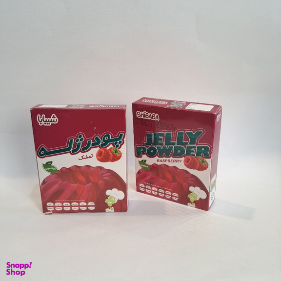 پودر ژله تمشک شیبابا وزن 100 گرم