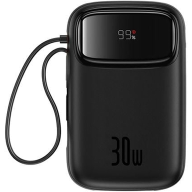پاوربانک بیسوس مدل QPOW2 PD 30W ظرفیت 10000 میلی‌ آمپر‌ ساعت