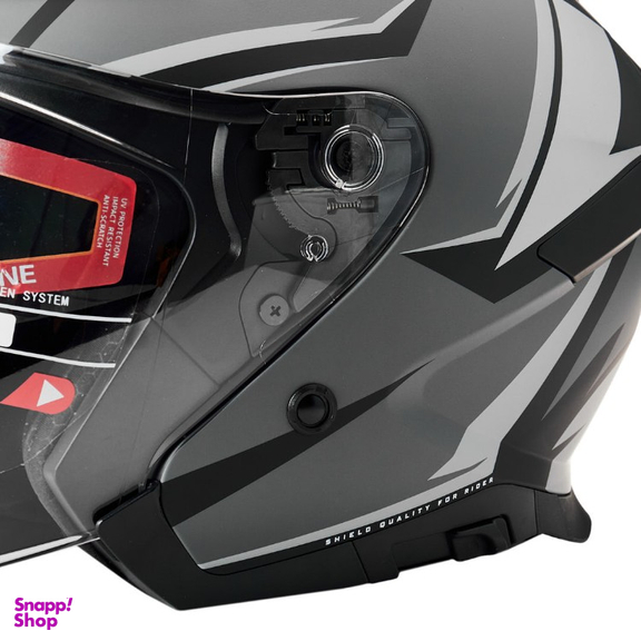 کلاه کاسکت بدون فک ردلاین مدل 965 Grey Twilight