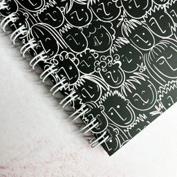 دفتر زبان 60 برگ مدل آدم ها