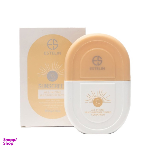 کرم ضد آفتاب رنگی استلین مدل SPF70 حجم 50 میلی لیتر