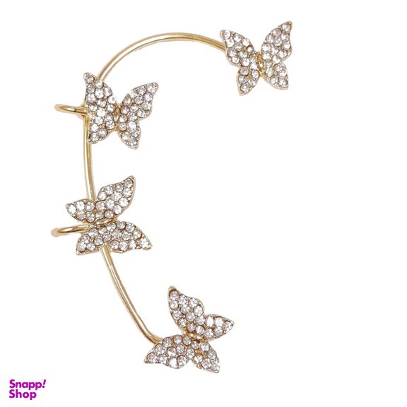 گوشواره زنانه مدل ایرکاف طرح پروانه کد Ensc2