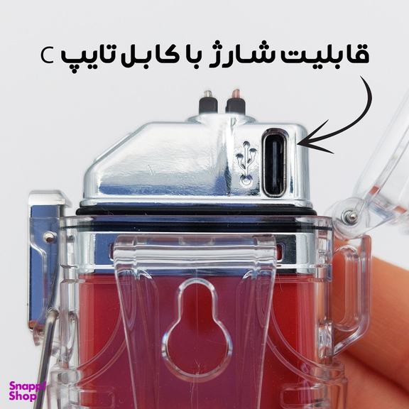 فندک و چراغ شارژی پلاسما کد 2024