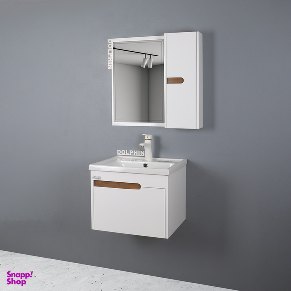 ست کابینت و روشویی دلفین مدل 1118-T به همراه آینه و باکس