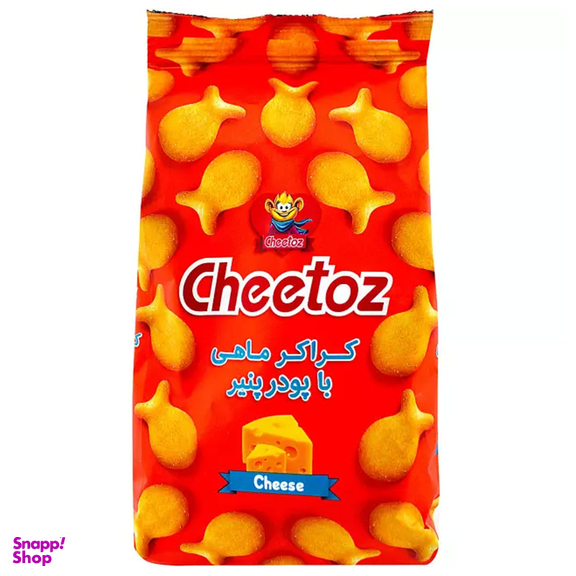 کراکر ماهی پنيری چی توز مدل بزرگ وزن 150 گرم