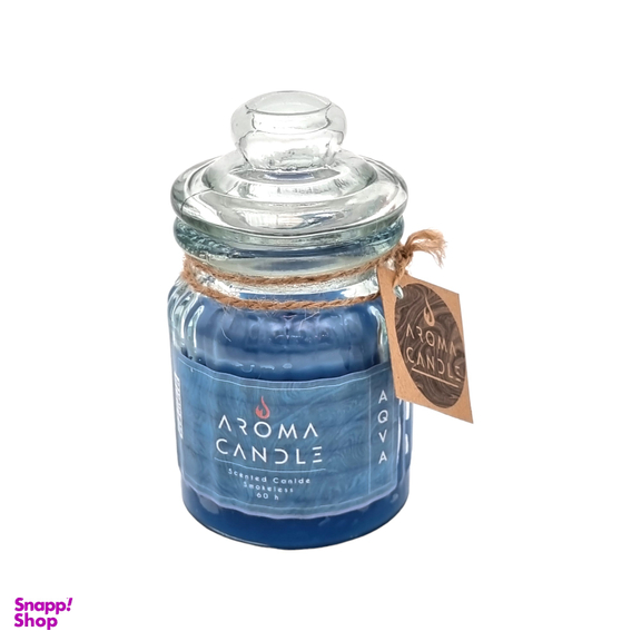 شمع معطر آروما کندل رایحه ادکلن Aqva وزن 400 گرم