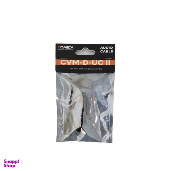 مبدل جک 3.5 میلیمتری به usb-c کامیکا مدل CVM-D-UC طول 0.6 متر