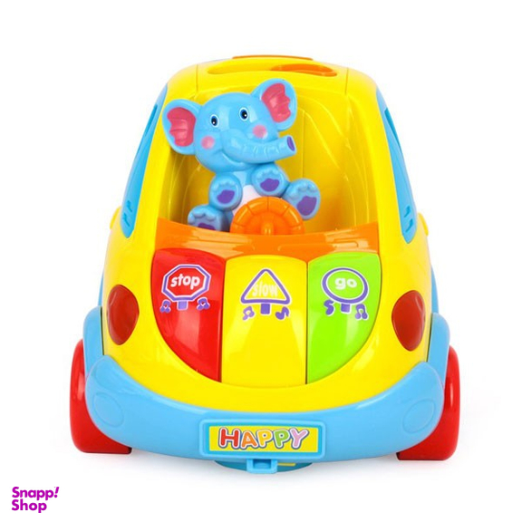 بازی آموزشی هولا مدل ماشین موزیکال با اشکال هندسی فیلی