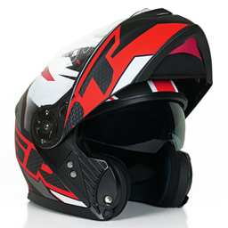 کلاه کاسکت راپیدو مدل 950 طرح SRT RED به همراه کاور