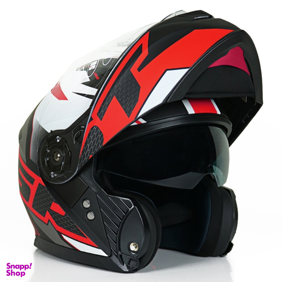 کلاه کاسکت راپیدو مدل 950 طرح SRT RED به همراه کاور