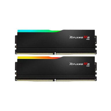 رم دسکتاپ DDR5 دوکاناله 5200 مگاهرتز CL40 جی اسکیل مدل RIPJAWS M5 RGB Black ظرفیت 16 گیگابایت بسته 2 عددی