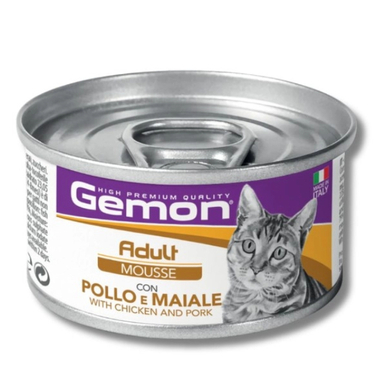 کنسرو گربه پاته مونگه مدل جمون ایتالیا طعم مرغ و گوشت شکار وزن 85 گرم