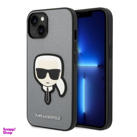 قاب موبایل چرمی سی جی مدل Karl Lagerfeld Leather Case کد 183546 مناسب iPhone 14 Plus