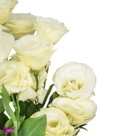 دسته گل لیسیانتوس نباتی هیمان کد 1064