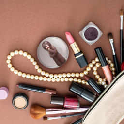 آینه جیبی خندالو طرح میکاسا اکرمن انیمه اتک آن تایتان Attack on Titan مدل تاشو کد 18515