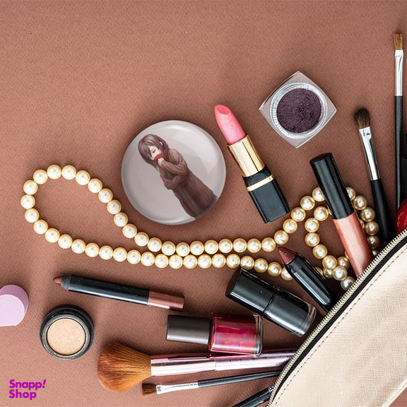 آینه جیبی خندالو طرح میکاسا اکرمن انیمه اتک آن تایتان Attack on Titan مدل تاشو کد 18515