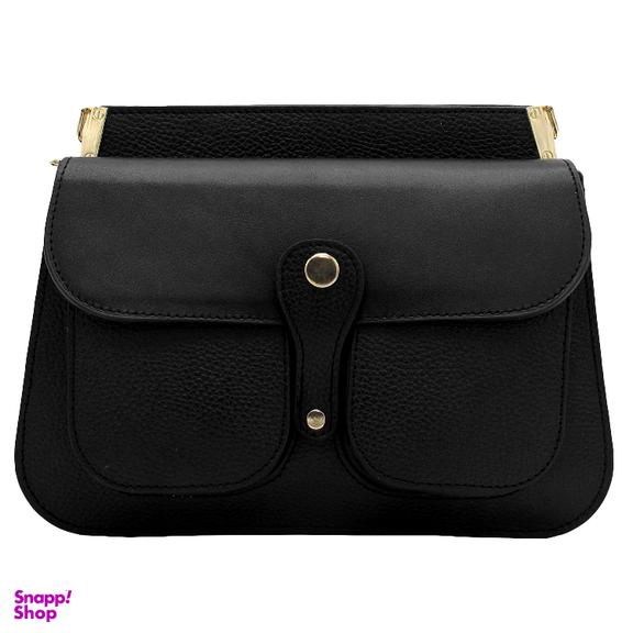 کیف دوشی زنانه مدل چرم طبیعی فلوتر کد fateh 116/1