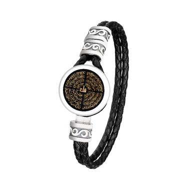 دستبند نقره مردانه الون مدل چهارقل