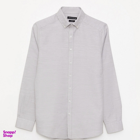 پیراهن آستین بلند یقه برگردان مردانه ال سی وایکیکی مدل Business Man