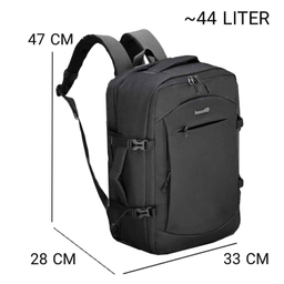 کوله پشتی سفری فوروارد کد FCLT65054 SAFE TRAVEL دارای جا کفشی