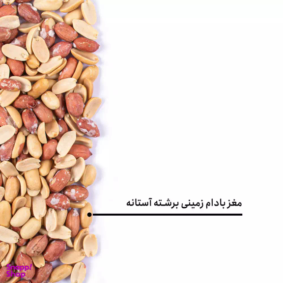 مغز بادام زمینی برشته آستانه بارجیل