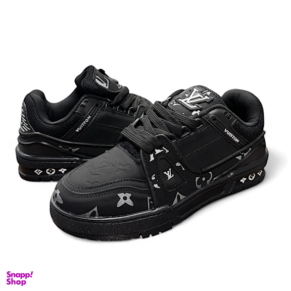 کتانی مردانه طرح لویی ویتون کد LV 2 رنگ مشکی