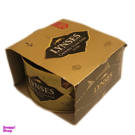 کنسرو ماهی تون در روغن گیاهی لاینسس وزن 200 گرم