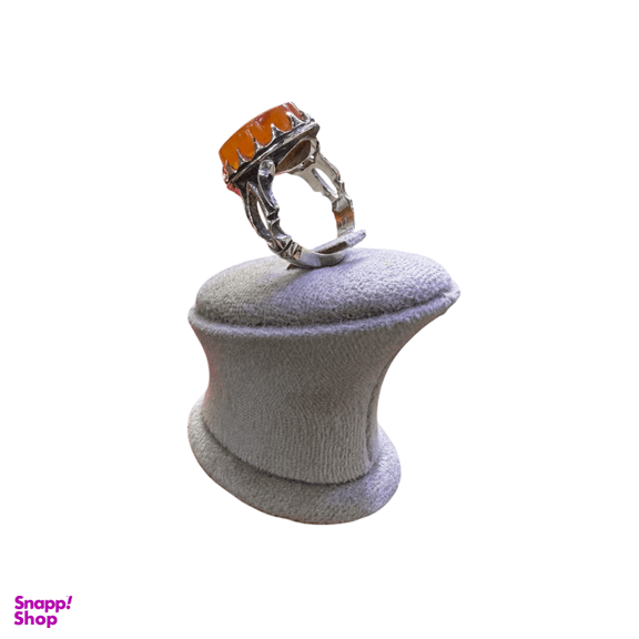 انگشتر نقره 925 عیار مردانه طرح عقیق خطاطی کد HOSS011
