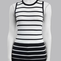 تاپ زنانه مدل GD-o-20226973 رنگ سفید مشکی