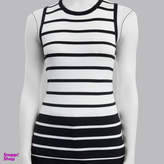 تاپ زنانه مدل GD-o-20226973 رنگ سفید مشکی