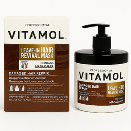 ماسک مو ویتامول مدل ماکادمیا بدون آبکشی حجم 500 میلی لیتر