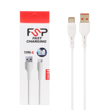 کابل دیتا USB به Type-C اف اس پی مدل C-8 طول 1 متر