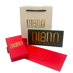 دستبند میوکی طلا 18 عیار زنانه دیانا کد 08028