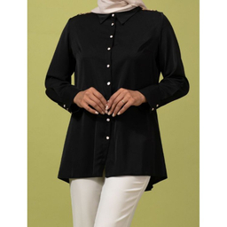 تونیک زنانه برنس مدل هلیا رنگ مشکی
