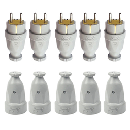 دوشاخه و مادگی برق تیراژه مدل s31 مجموعه 10 عددی