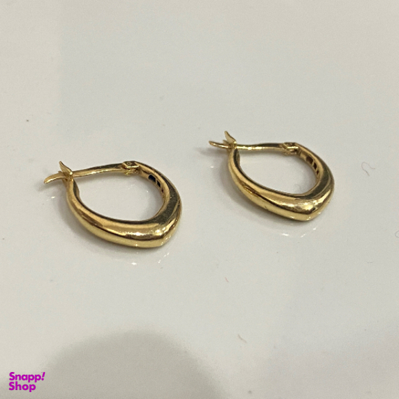 گوشواره طلا 18 عیار زنانه مدل حلقه ای کد 2020