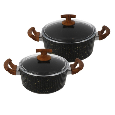 سرویس قابلمه 4 پارچه اویز مدل السا