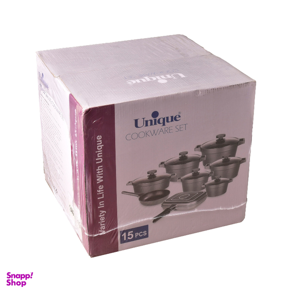سرویس پخت و پز 15 پارچه یونیک مدل دیاموند کد 8519