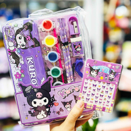 بسته لوازم تحریر مدل کرومی کد 130 مجموعه 12 عددی