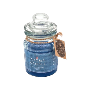 شمع معطر آروما کندل رایحه ادکلن Aqva وزن 400 گرم