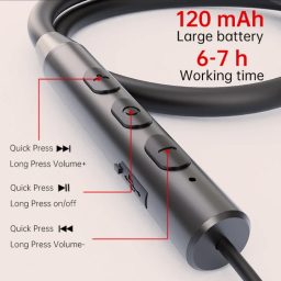 هدفون بلوتوثی دورگردنی کی تی مدل FLEX2