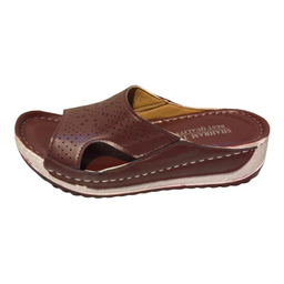 دمپایی زنانه شهرام طب مدل مهتاب رنگ زرشکی