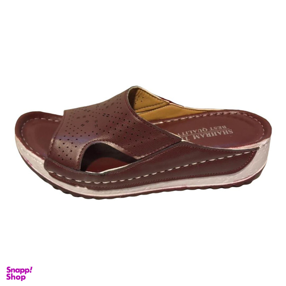 دمپایی زنانه شهرام طب مدل مهتاب رنگ زرشکی