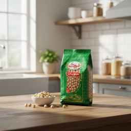 نخود یکدست و پاک شده طبیعت وزن 900 گرم