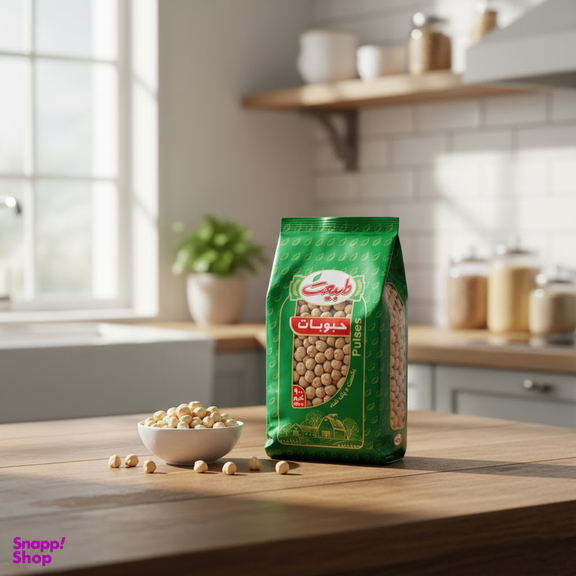 نخود یکدست و پاک شده طبیعت وزن 900 گرم