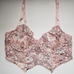 لباس خواب زنانه برتا مدل توری فنردار کد 2600EMP رنگ صورتی چرک