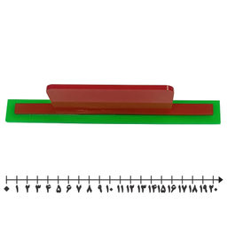 خط کش مدل مهر طرح محور کد m01
